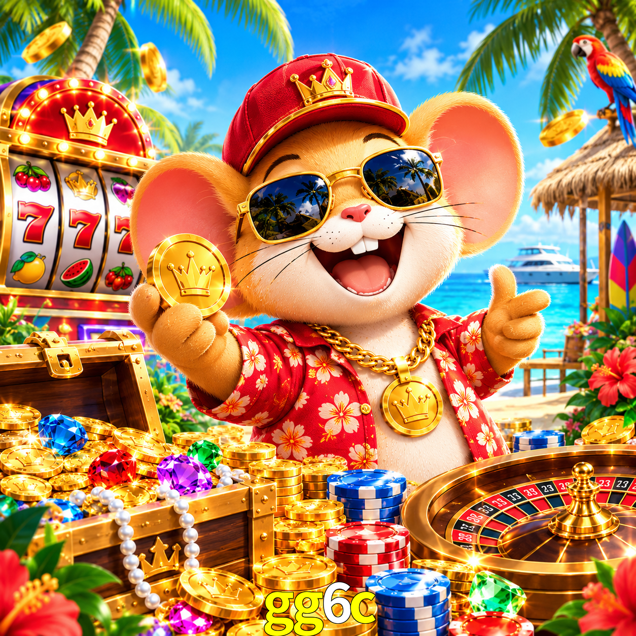 Imagem promocional da gg6c mostrando a plataforma e suas vantagens